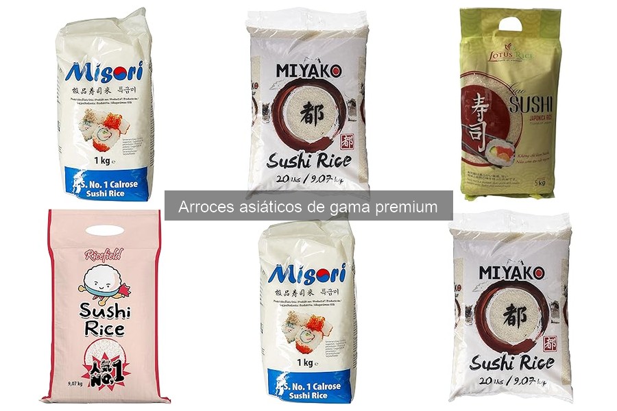 Aprende sobre los arroces asiáticos premium