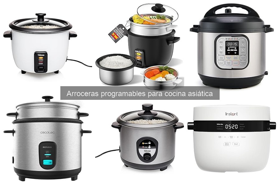 Arroceras Programables con Funciones Avanzadas para Cocinar
