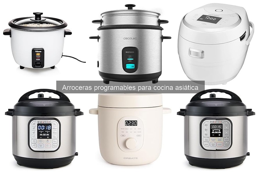 Arroceras programables para familias grandes: ¡Guía de compra!
