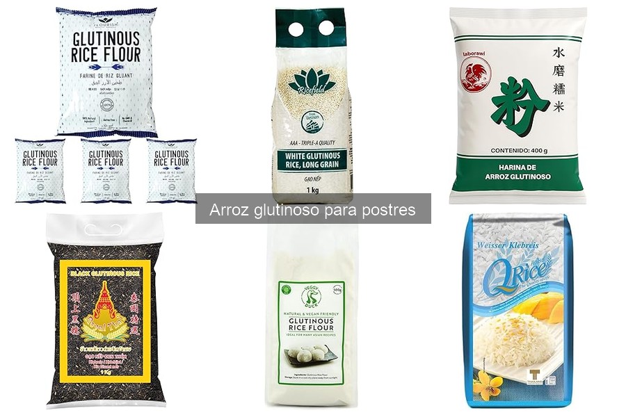 Arroz glutinoso vs. arroz sushi: ¿cuál elegir para postres?