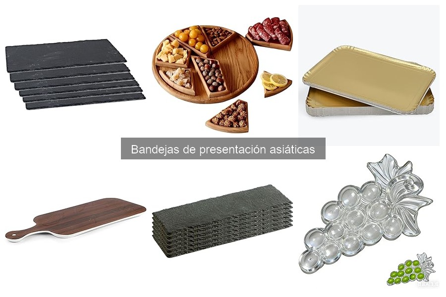Bandejas de presentación asiáticas: qué son y cómo usarlas