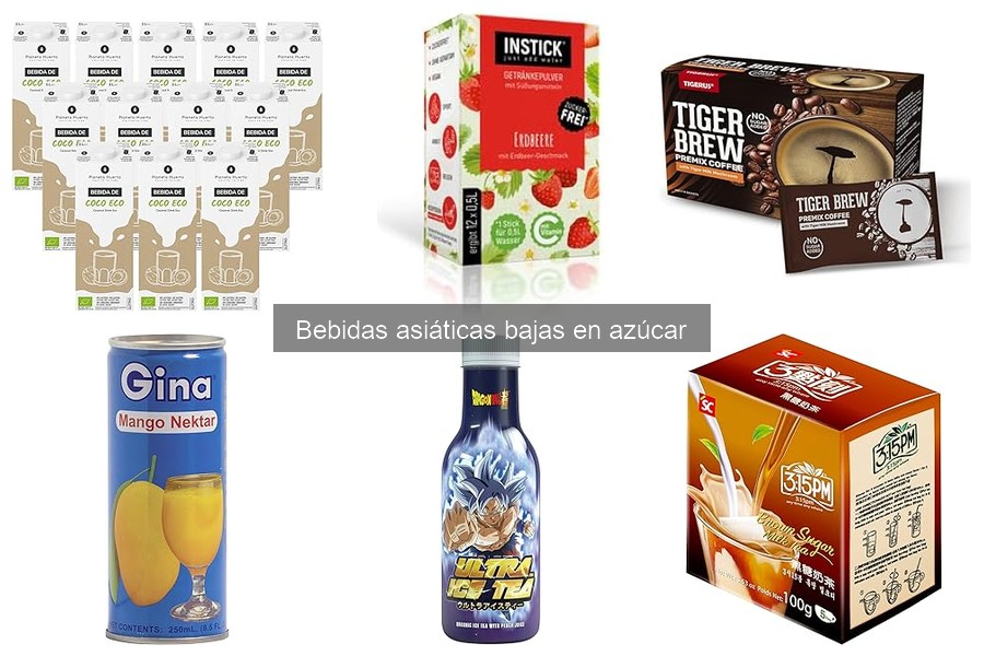 Bebidas asiáticas bajas en azúcar: características y beneficios