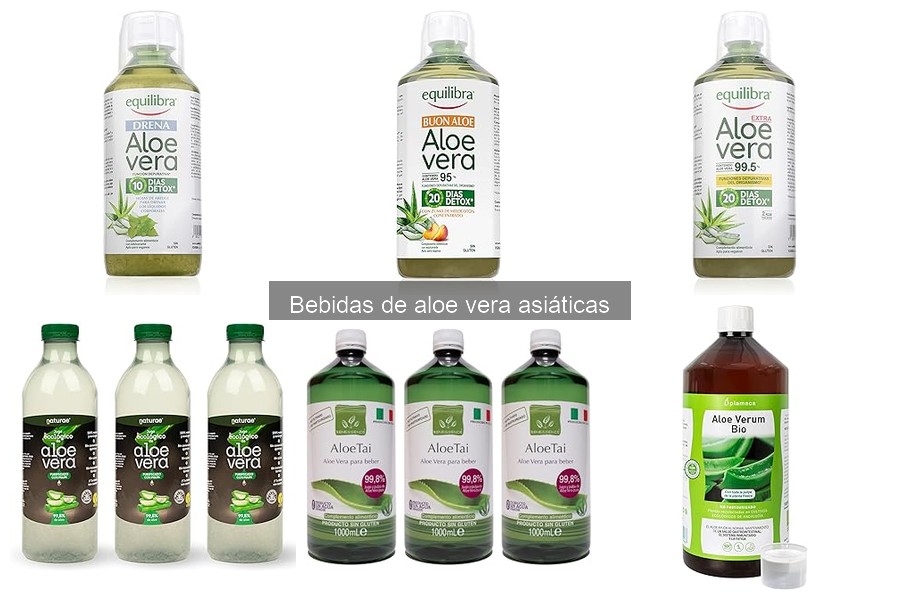 Beneficios de la bebida de aloe vera asiática para la salud