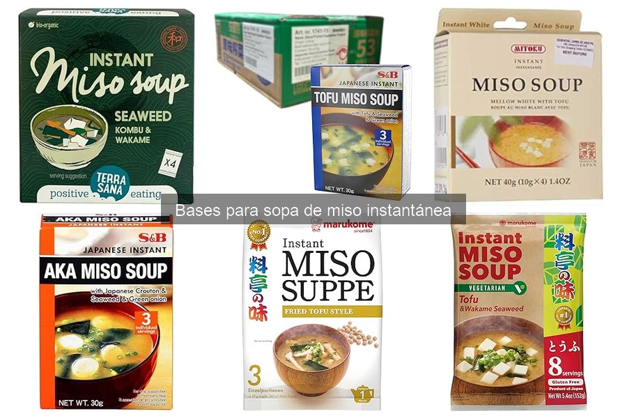 Beneficios de la sopa de miso instantánea para tu salud