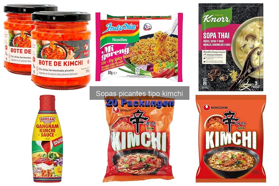 Beneficios de la sopa picante tipo kimchi para tu salud