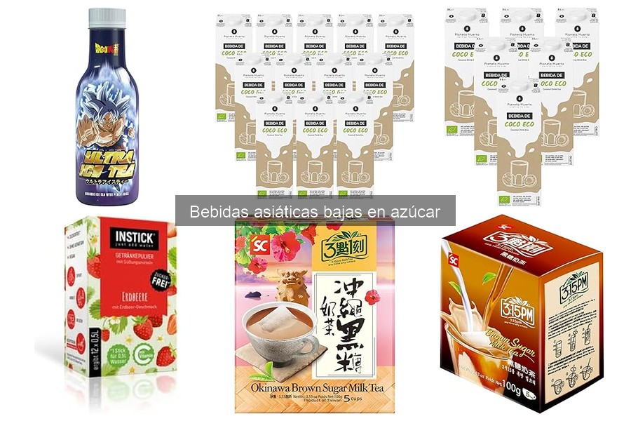 Beneficios de las bebidas asiáticas bajas en azúcar