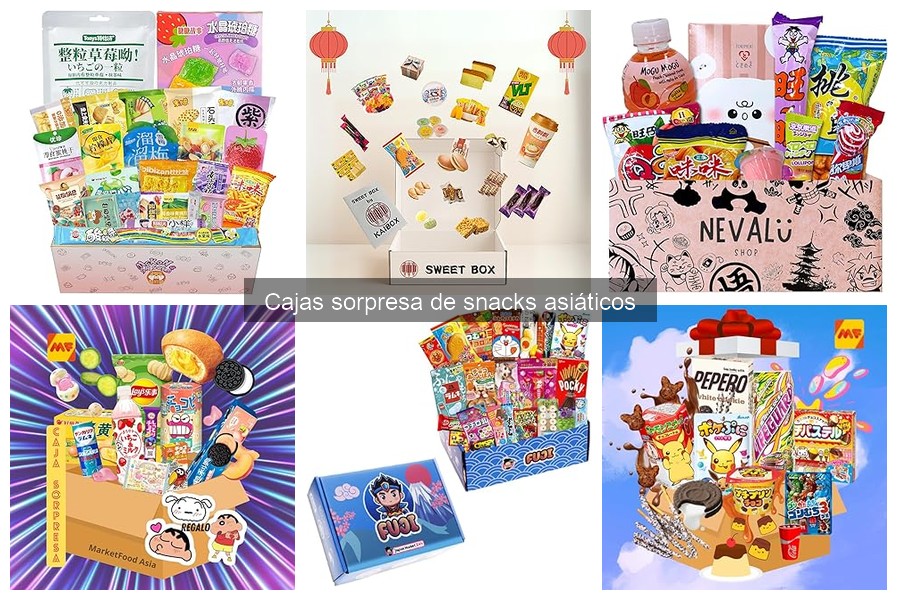 Beneficios de las cajas sorpresa de snacks asiáticos
