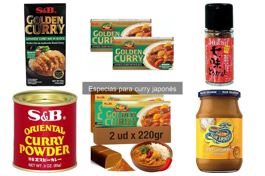 Beneficios de las especias naturales para curry japonés