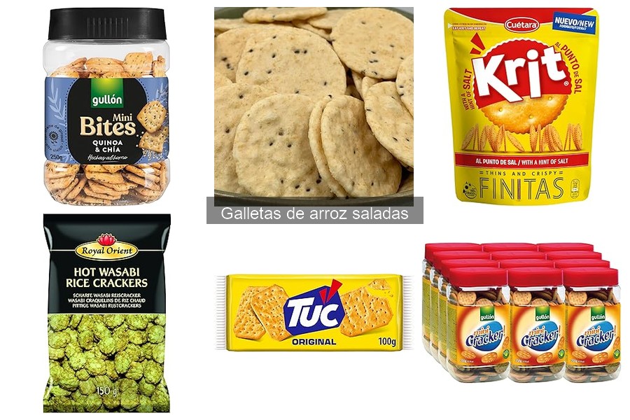 Beneficios de las galletas de arroz saladas para tu salud