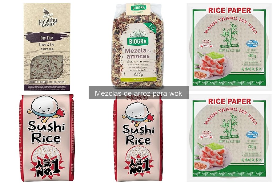 Beneficios de las mezclas de arroz para wok en tu cocina