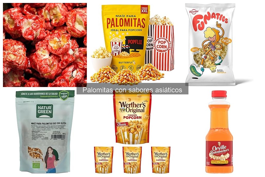 Beneficios de las palomitas con sabores asiáticos en tu dieta
