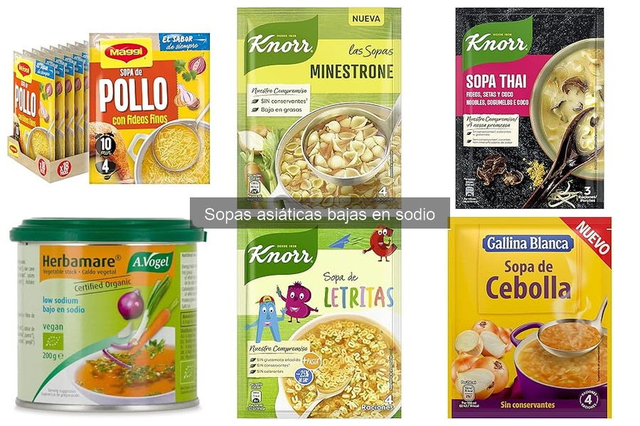 Beneficios de las sopas asiáticas bajas en sodio