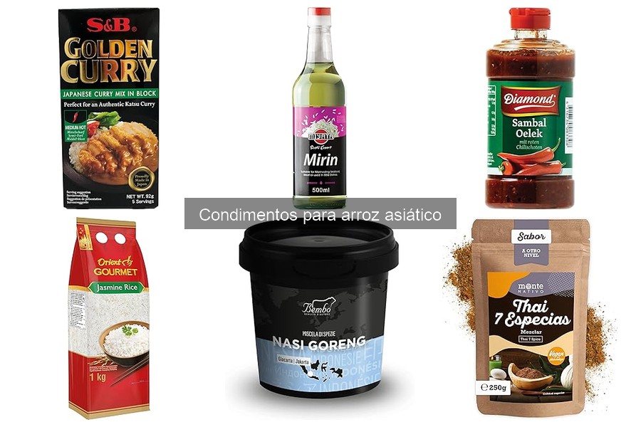 Beneficios de los condimentos en el arroz asiático