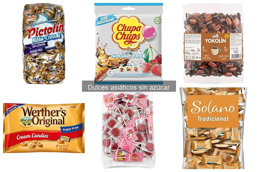 Beneficios de los dulces asiáticos sin azúcar para la salud