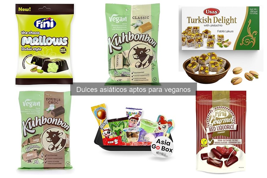 Beneficios de los dulces asiáticos veganos saludables