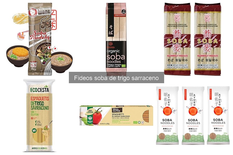 Beneficios de los fideos soba de trigo sarraceno