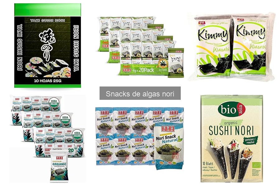 Beneficios de los snacks de algas nori para tu salud