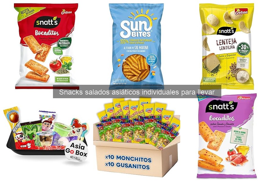 Beneficios de los Snacks Salados Asiáticos Individuales