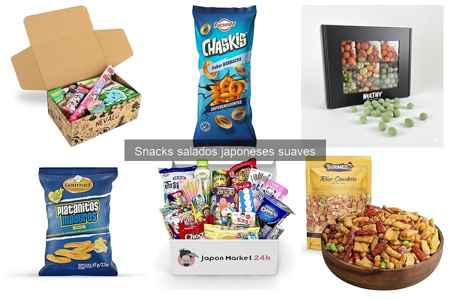 Beneficios de los snacks salados japoneses suaves