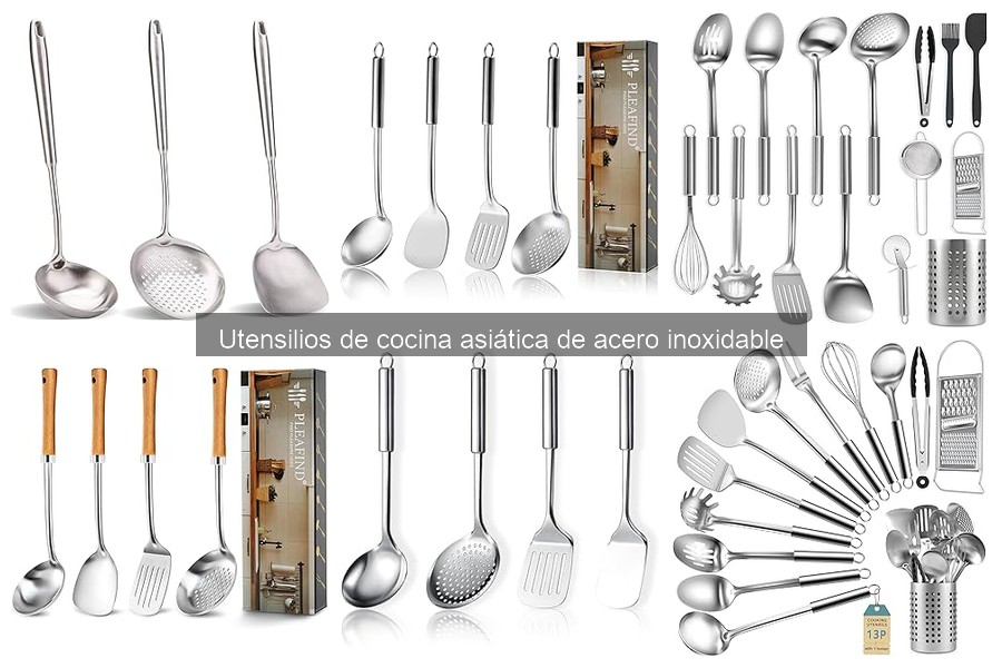 Beneficios de los utensilios de cocina asiática en acero inoxidable