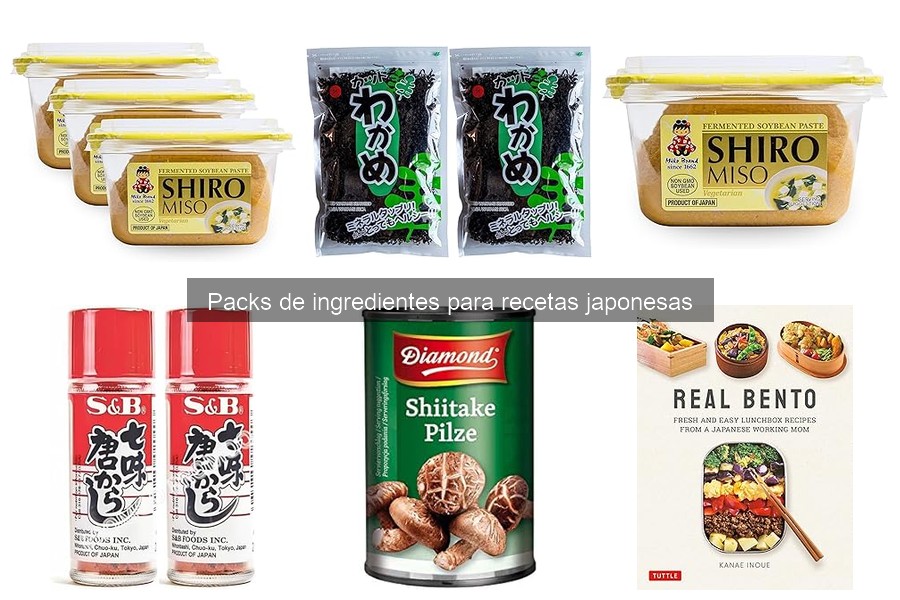 Beneficios de usar packs de ingredientes para recetas japonesas