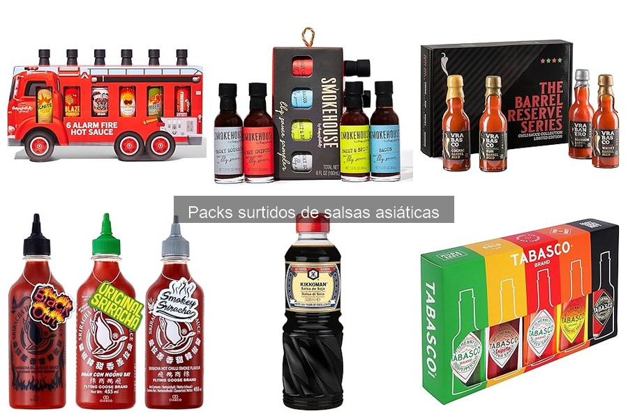 Beneficios de usar packs surtidos de salsas asiáticas