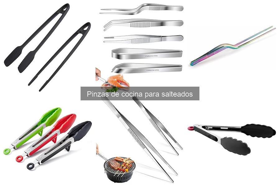 Beneficios de usar pinzas de cocina para saltear