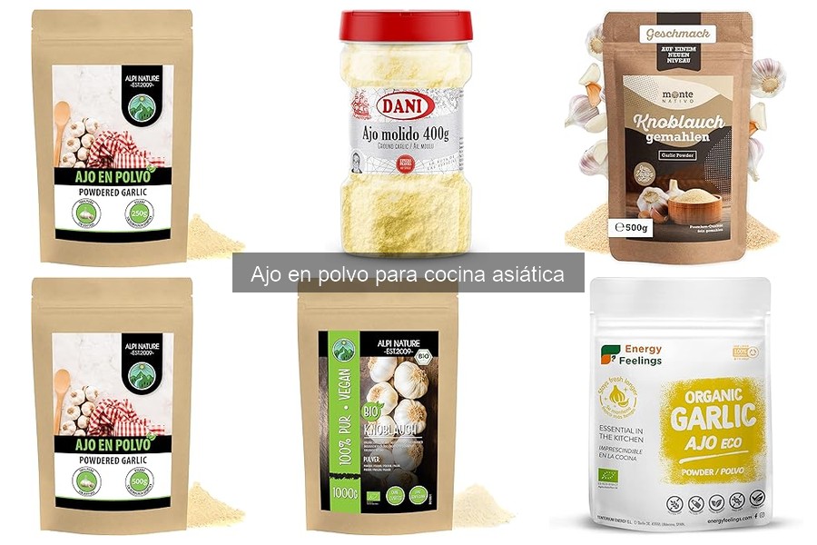 Beneficios del ajo en polvo en la cocina asiática