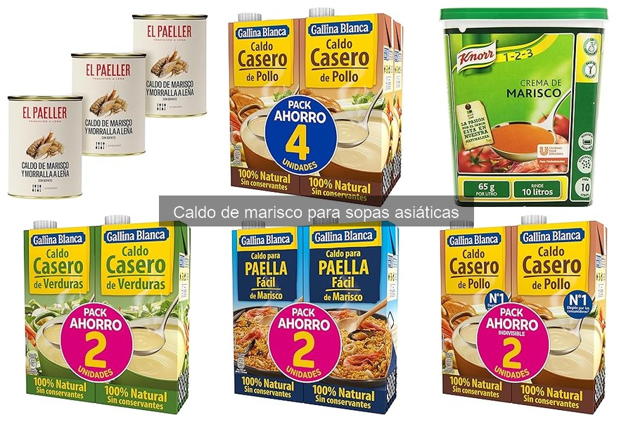 Beneficios del Caldo de Marisco en Sopas Asiáticas