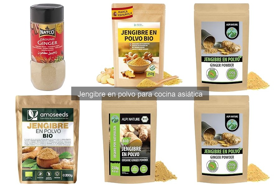 Beneficios del jengibre en polvo en la cocina asiática