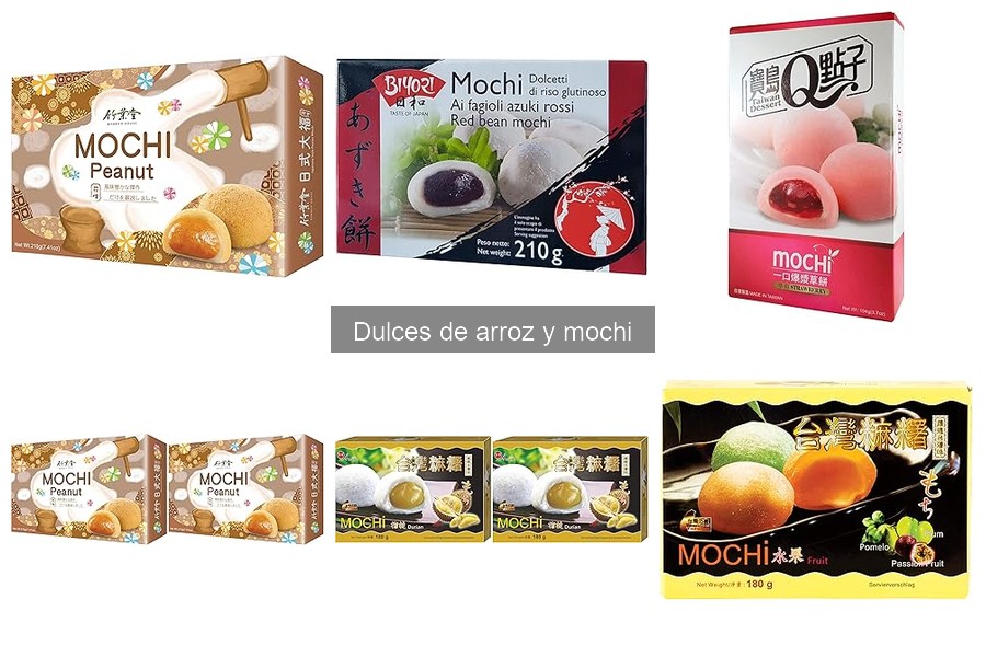 Beneficios del mochi y dulces de arroz en tu dieta