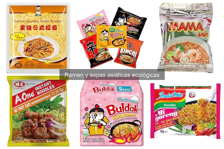 Beneficios del ramen ecológico frente al convencional