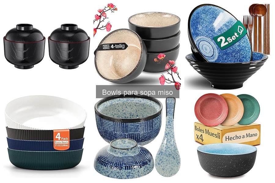 Bowls de Diseño Japonés para Sopa Miso: Estética y Significado