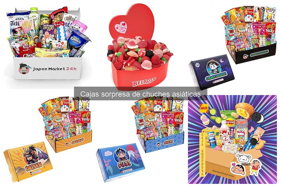 Cajas sorpresa de chuches asiáticas: mejores ofertas y dónde comprar