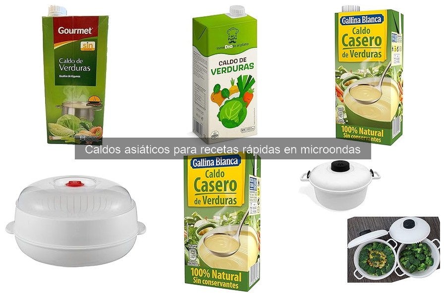 Caldos asiáticos para microondas: fácil y rápido en casa
