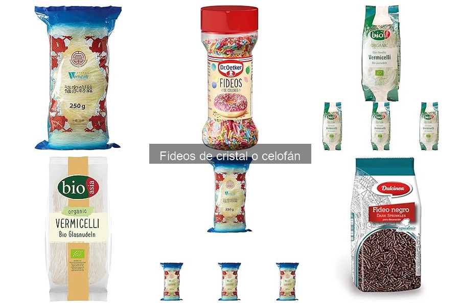 Calorías en fideos de cristal: ¿son saludables?