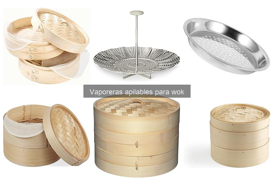Capacidad ideal de vaporeras apilables para wok