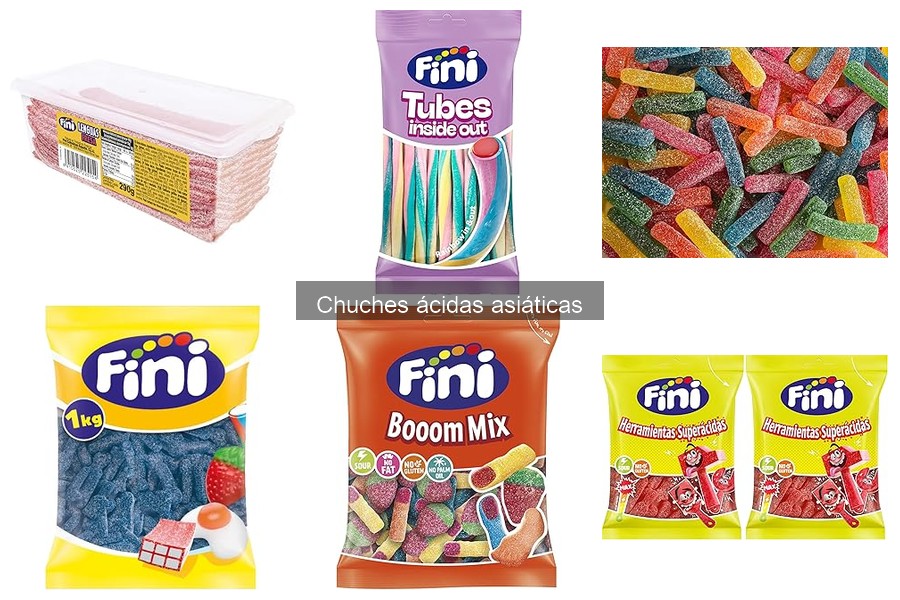 Chuches ácidas asiáticas más populares del mercado