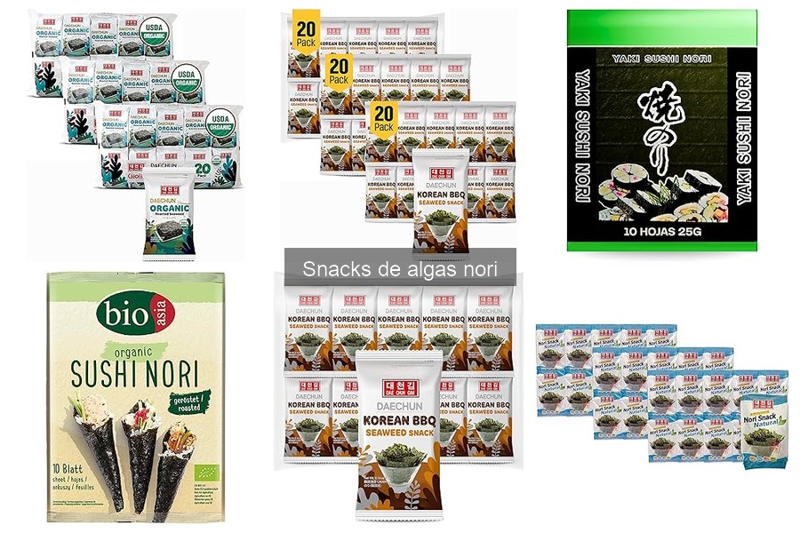 Cómo almacenar algas nori para mantener su frescura