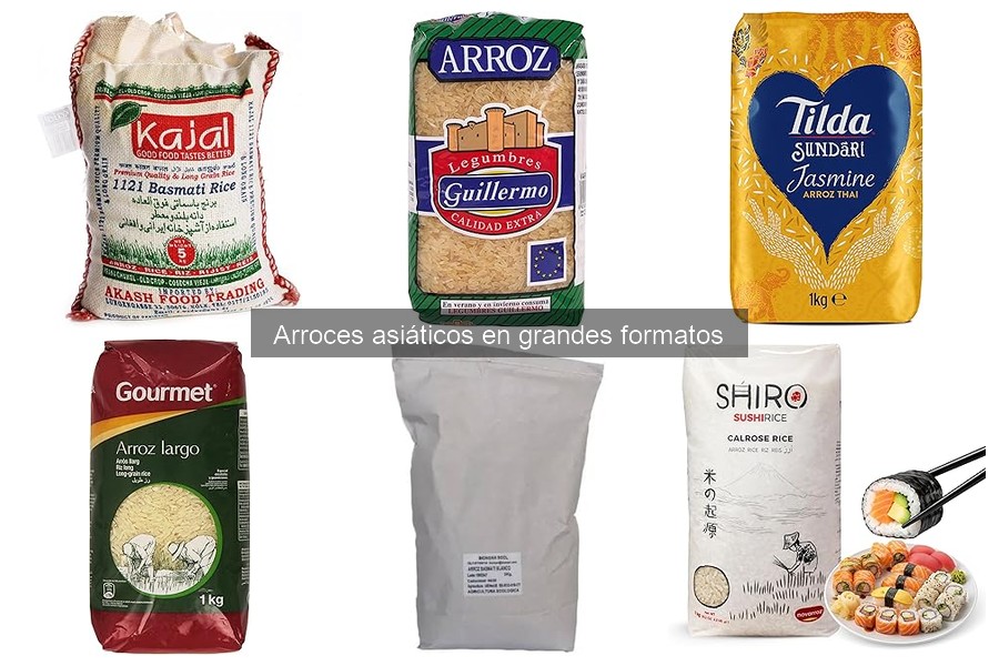 Cómo almacenar arroz asiático en grandes formatos