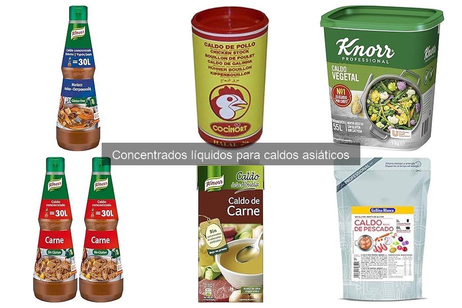 Cómo almacenar concentrados líquidos para caldos asiáticos