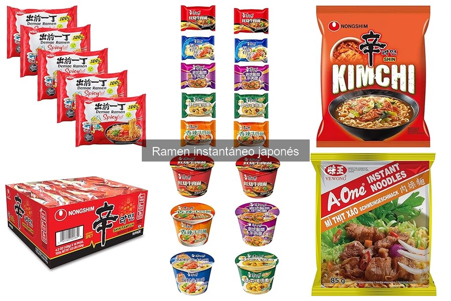 Cómo almacenar correctamente el ramen instantáneo japonés