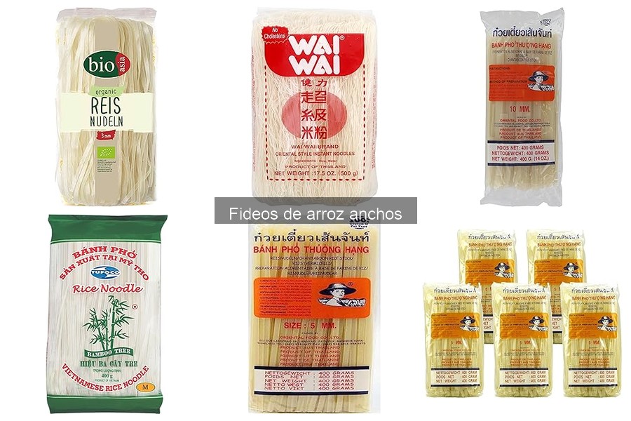 Cómo almacenar fideos de arroz anchos correctamente