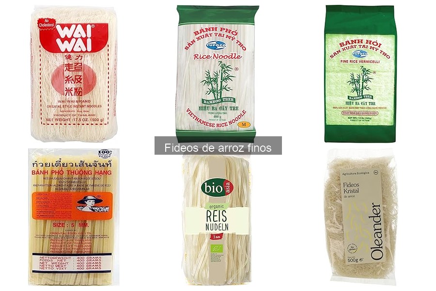 Cómo almacenar fideos de arroz finos para mayor frescura