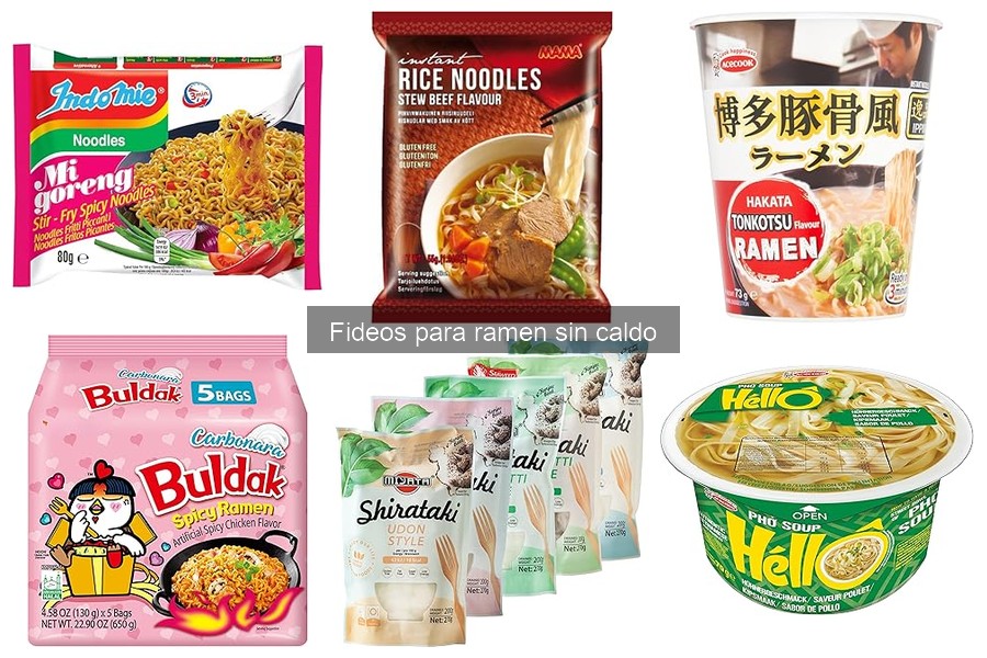Cómo almacenar fideos para ramen sin caldo correctamente