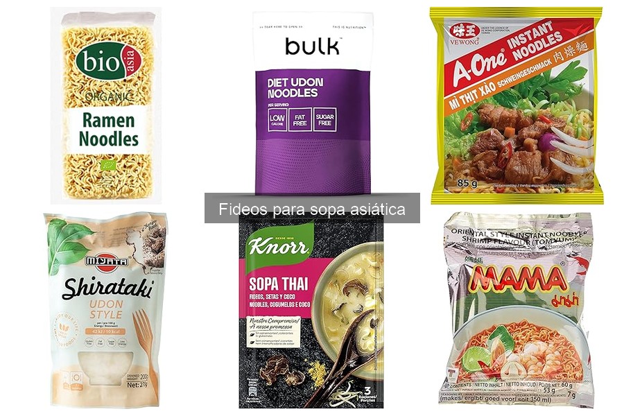 Cómo almacenar fideos para sopa asiática correctamente