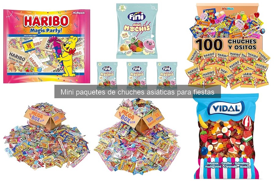 Cómo almacenar mini paquetes de chuches asiáticas correctamente