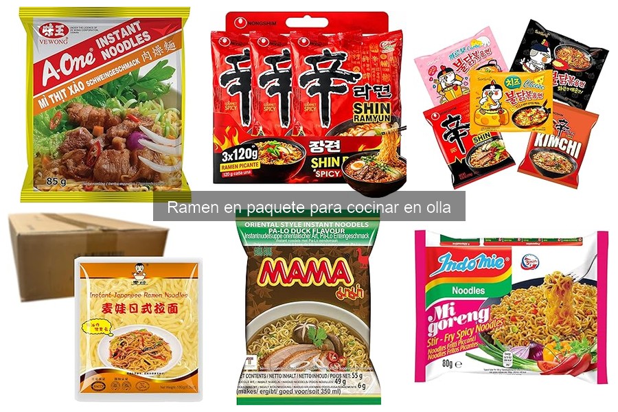 Cómo almacenar ramen en paquete para mayor frescura