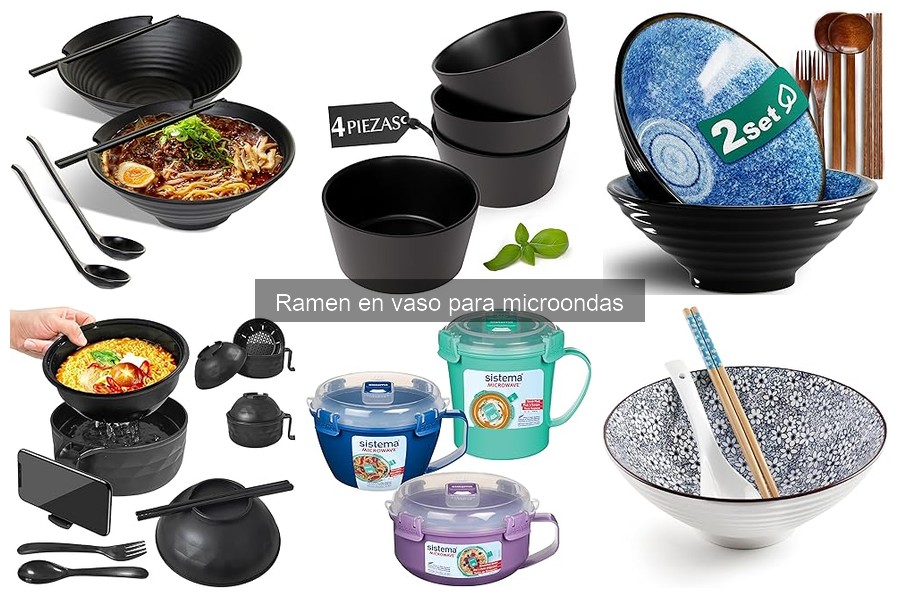 Cómo almacenar ramen en vaso para microondas correctamente