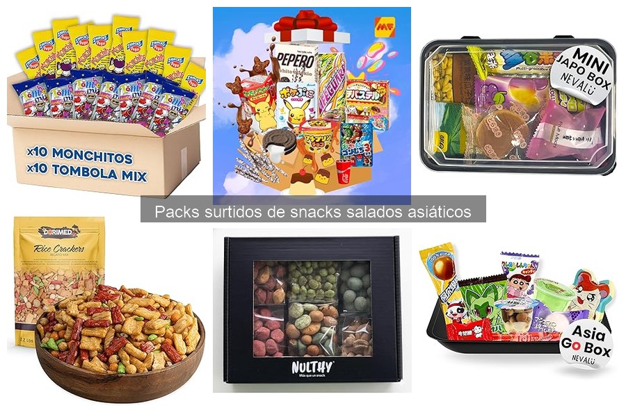 Cómo almacenar snacks salados asiáticos correctamente